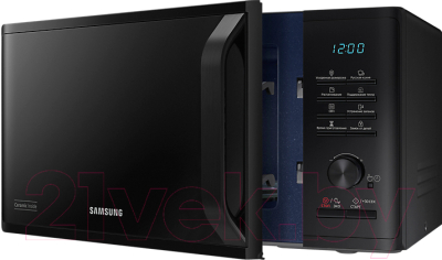 Микроволновая печь Samsung MS23K3515AK - с открытой дверцей 2