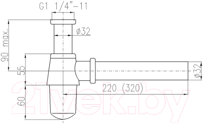 Сифон Slezak RAV MD0545