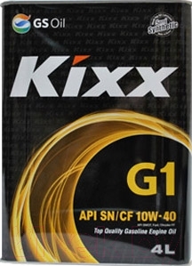Моторное масло Kixx G1 10W-40 SN/CF (4л)