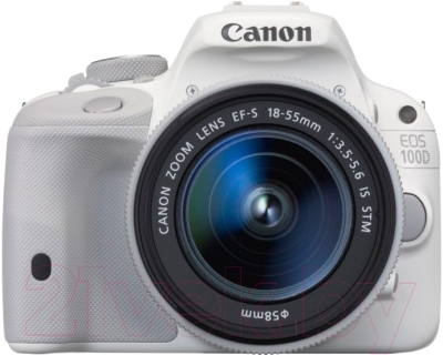Зеркальный фотоаппарат Canon EOS 100D Kit 18-55 IS STM (белый)