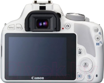 Зеркальный фотоаппарат Canon EOS 100D Kit 18-55 IS STM (белый)