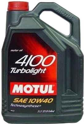 Моторное масло Motul 4100 Turbolight 10W40 / 100355 (4л)