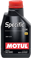 Моторное масло Motul Specific LL-04 5W40 / 101272 (1л) - 