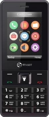 Мобильный телефон Senseit L208 (черный)