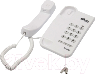 Проводной телефон Ritmix RT-320 (белый)