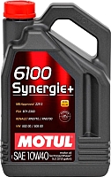 Моторное масло Motul 6100 Synergie + 10W40 / 101493 (5л) - 