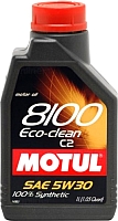 Моторное масло Motul 8100 Eco-clean 5W30 / 101542 (1л) - 