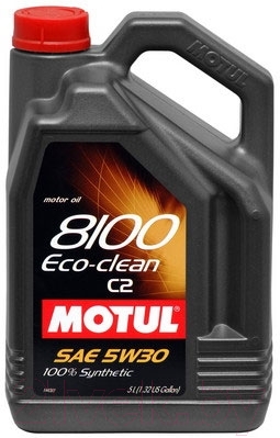 Моторное масло Motul 8100 Eco-clean 5W30 / 101545 (5л)
