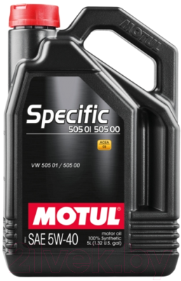Моторное масло Motul Specific 505 01 505 00 5W40 / 101575 (5л)