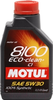 Моторное масло Motul 8100 Eco-clean + 5W30 / 101580 (1л)