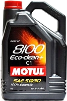 Моторное масло Motul 8100 Eco-clean+  5W30 / 101584 (5л) - 