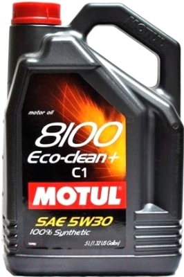 Моторное масло Motul 8100 Eco-clean+  5W30 / 101584 (5л)