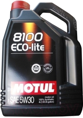 Моторное масло Motul 8100 Eco-lite 5W30 / 104988 (4л)