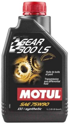 Трансмиссионное масло Motul Gear 300 LS SAE 75W90 / 105778 (1л)