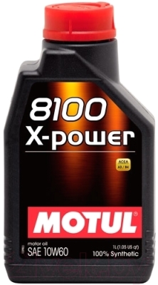 Моторное масло Motul 8100 X-power 10W60 / 106142 (1л)