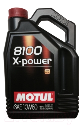 Моторное масло Motul 8100 X-power 10W60 / 106143 (4л)