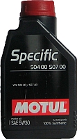 Моторное масло Motul Specific VW 504.00/507.00 5W30 / 106374 (1л) - 