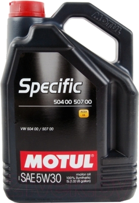 Моторное масло Motul Specific VW 504.00/507.00 5W30 / 106375 (5л)