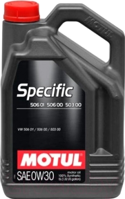 

Моторное масло Motul, Specific VW 506.01-503.00-506.00 0W30 / 106437
