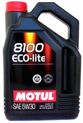 Моторное масло Motul 8100 Eco-lite 5W30 / 107251 (4л)