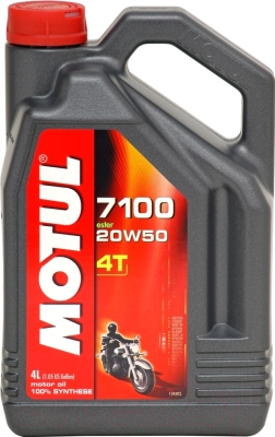 Моторное масло Motul 7100 4T 20W50 / 104104 (4л)
