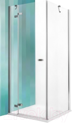 Душевая стенка Roltechnik Elegant Line GBP1/90 (хром/прозрачное стекло) - GDOL1+GBP (стенка в комплекте с дверью)