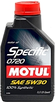 Моторное масло Motul Specific 0720 5W30 / 102208 (1л) - 