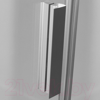 Душевая дверь Roltechnik Tower Line TDN1/100 (сатин/прозрачное стекло) - дизайнерские ручки