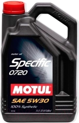 Моторное масло Motul Specific 0720 5W30 / 102209 (5л)