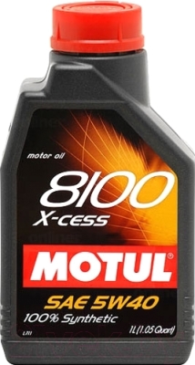 Моторное масло Motul 8100 X-cess 5W40 / 102784 (1л)