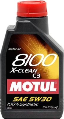 Моторное масло Motul 8100 X-clean C3 5W30 / 102785 (1л)
