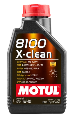 Моторное масло Motul 8100 X-clean 5W40 / 102786 (1л) -
