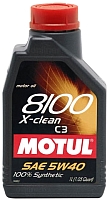 Моторное масло Motul 8100 X-clean 5W40 / 102786 (1л) - 