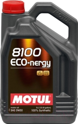 Моторное масло Motul 8100 Eco-nergy 0W30 / 102794 (5л)