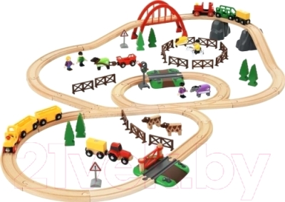 Железная дорога игрушечная Brio Загородная жизнь 33516
