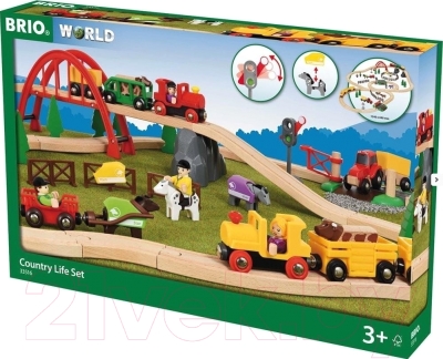 Железная дорога игрушечная Brio Загородная жизнь 33516