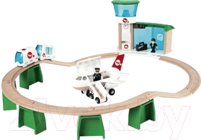 Железная дорога игрушечная Brio Аэропорт 33301