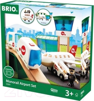 Железная дорога игрушечная Brio Аэропорт 33301