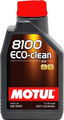 Моторное масло Motul 8100 Eco-clean 0W30 / 102888 (1л)