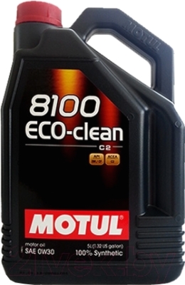 Моторное масло Motul 8100 Eco-clean 0W30 / 102889 (5л)