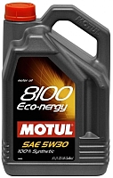 Моторное масло Motul 8100 Eco-nergy 5W30 / 102898 (5л) - 
