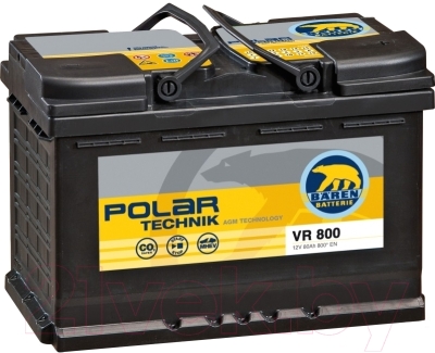 Изображение товара Автомобильный аккумулятор Baren Polar Technik 7904205 (80 А/ч)