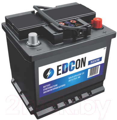 Автомобильный аккумулятор Edcon DC52470R (52 А/ч)