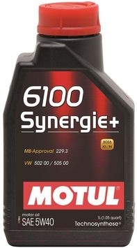 Моторное масло Motul 6100 Synergie + 5W40 / 103728 (1л)