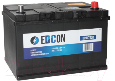 Автомобильный аккумулятор Edcon DC91740R (91 А/ч)