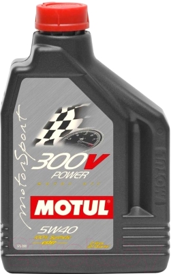Моторное масло Motul 300V Power 5W40 / 104242 (2л)