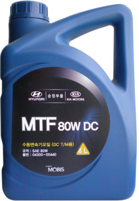 Трансмиссионное масло Hyundai/KIA MTF DC 80 / 0430000440 (4л)