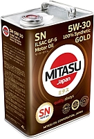 Моторное масло Mitasu Gold 5W30 / MJ-101-4 (4л) - 