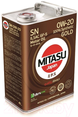 Моторное масло Mitasu Gold 0W20 / MJ-102-4 (4л)