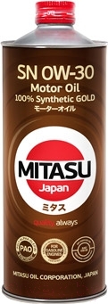 Моторное масло Mitasu Gold 0W30 / MJ-103-1 (1л)